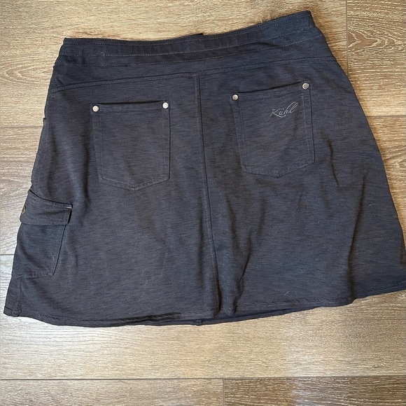 Kuhl Charcoal Gray Knit Hiking Skirt - Picture 12 of 13